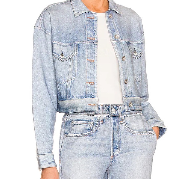 RAG&BONE Printed Denim Jacket - Picture 5 of 9